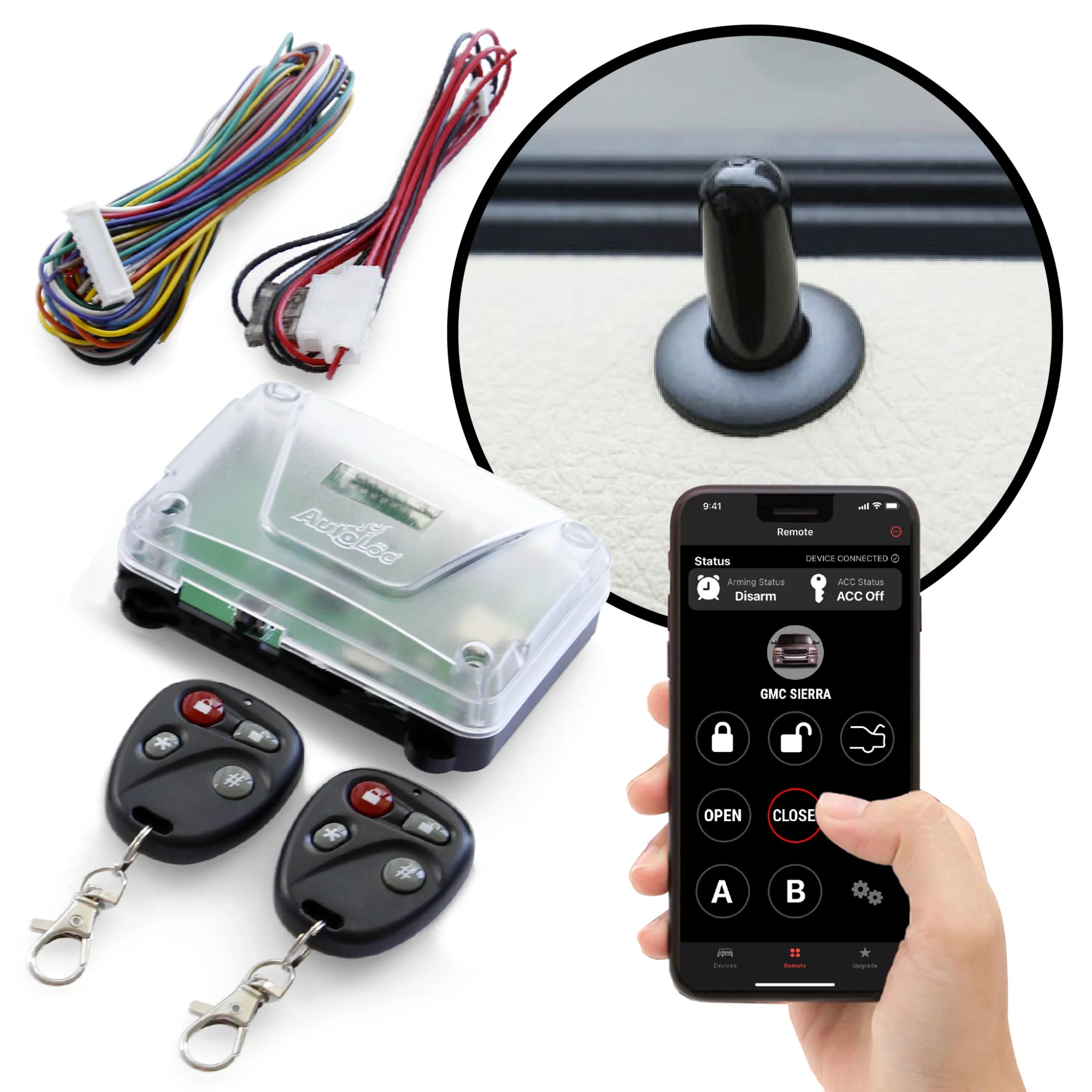 Remote Control Key Fob System